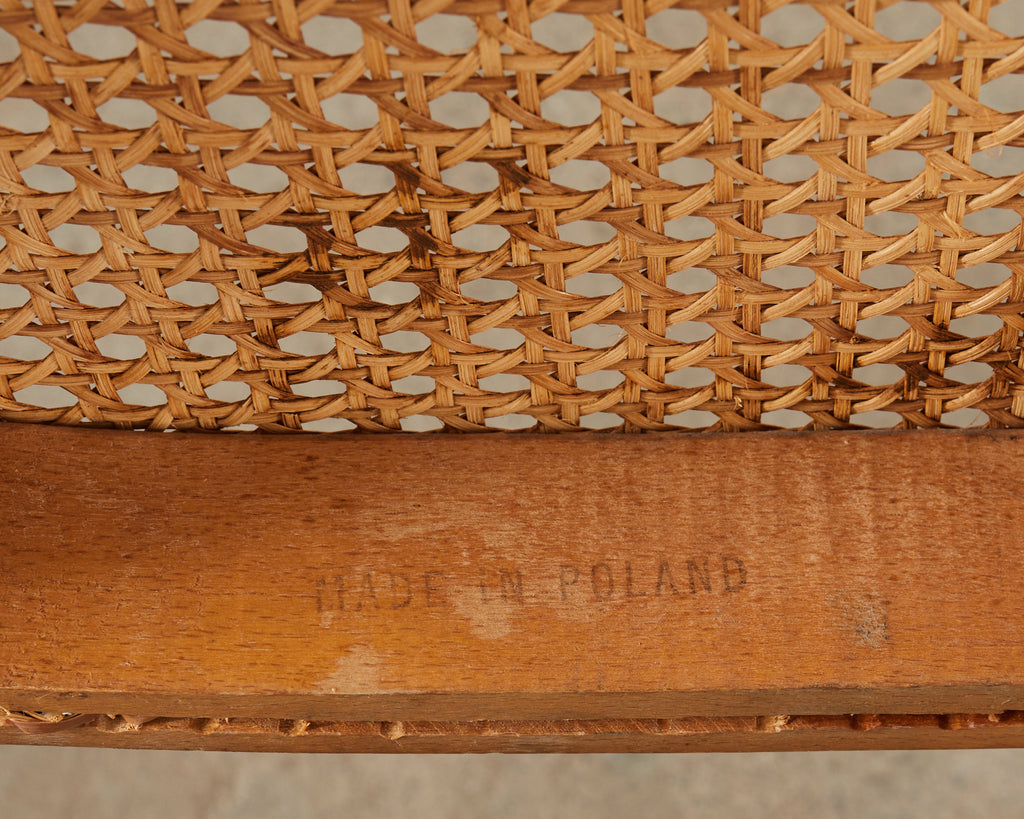 Pair of Josef Hoffman for Thonet Prague Bentwood Dining Chairs