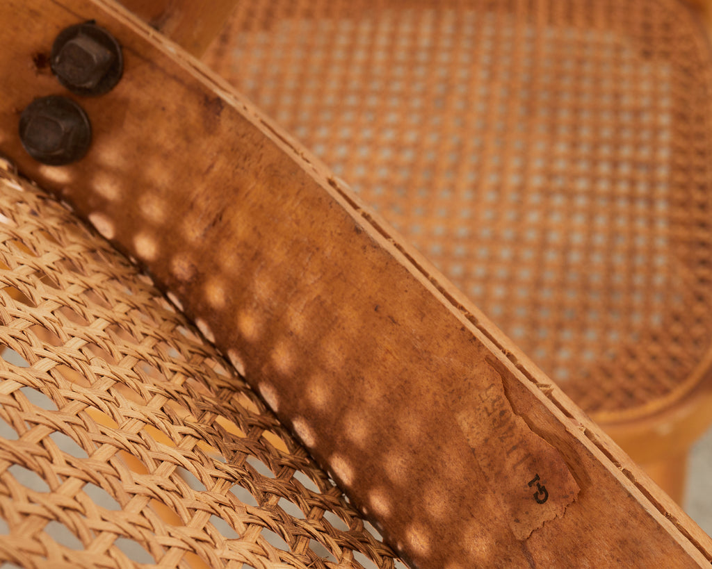 Pair of Josef Hoffman for Thonet Prague Bentwood Dining Chairs