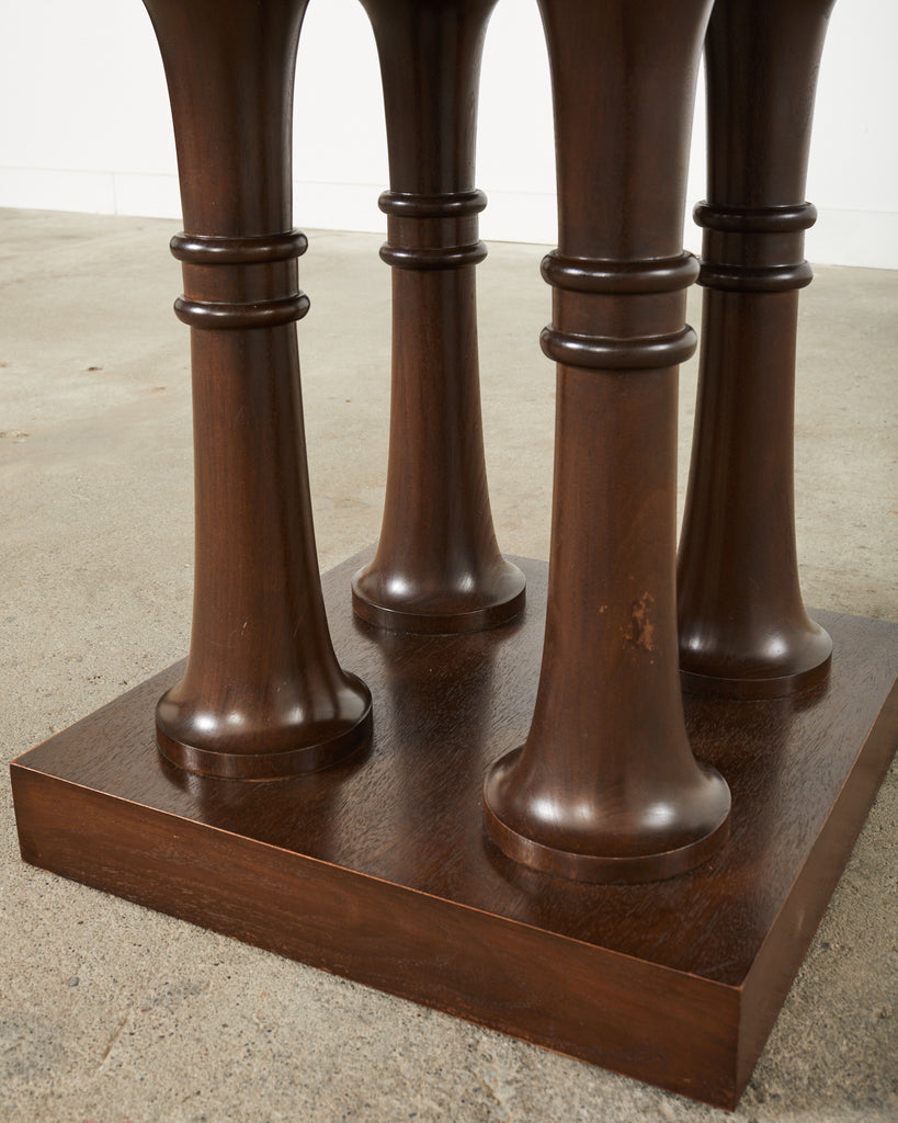 Michael Berman LTD Round Walnut Palma Dining Table