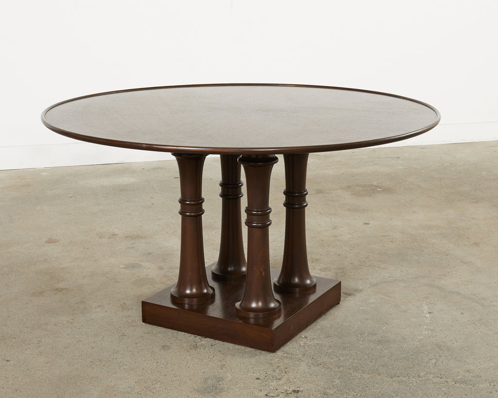 Michael Berman LTD Round Walnut Palma Dining Table