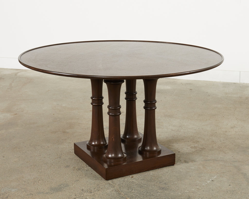 Michael Berman LTD Round Walnut Palma Dining Table