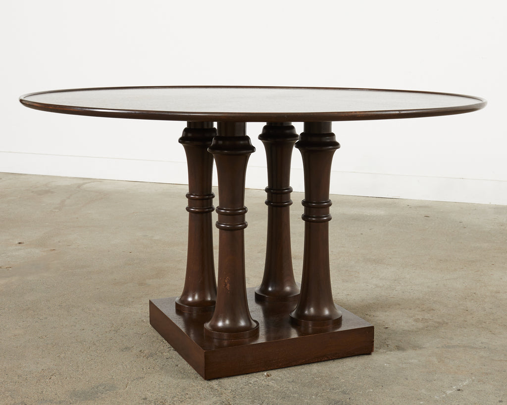 Michael Berman LTD Round Walnut Palma Dining Table