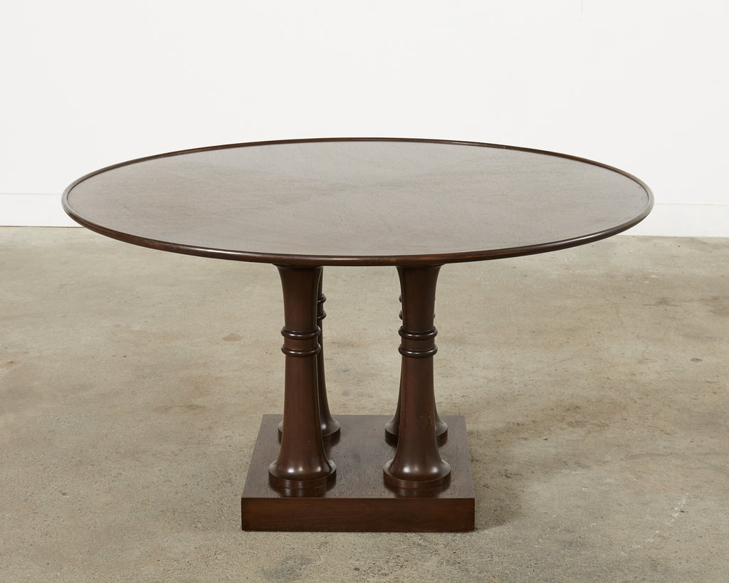 Michael Berman LTD Round Walnut Palma Dining Table