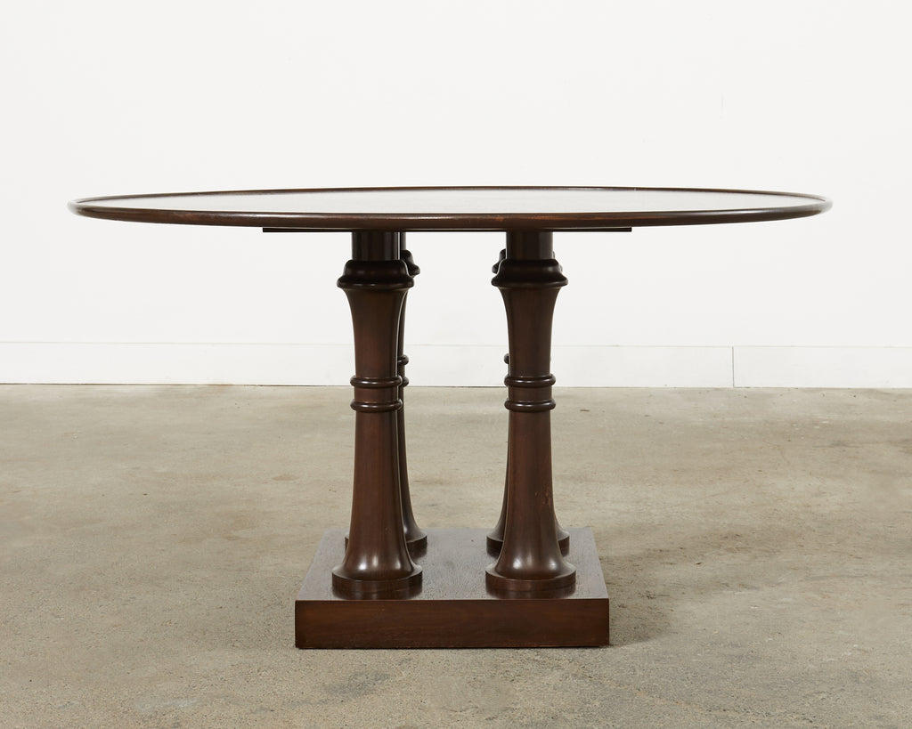 Michael Berman LTD Round Walnut Palma Dining Table