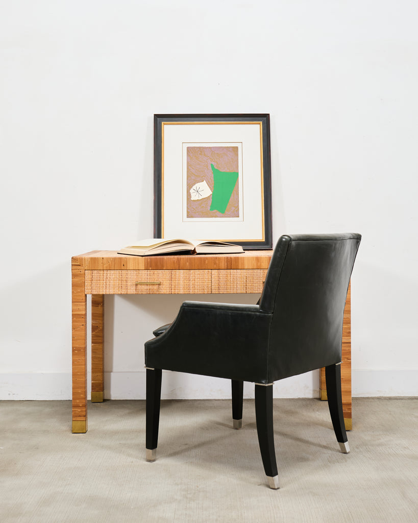 Ralph Lauren Italian Leather Lawson Dining Armchair