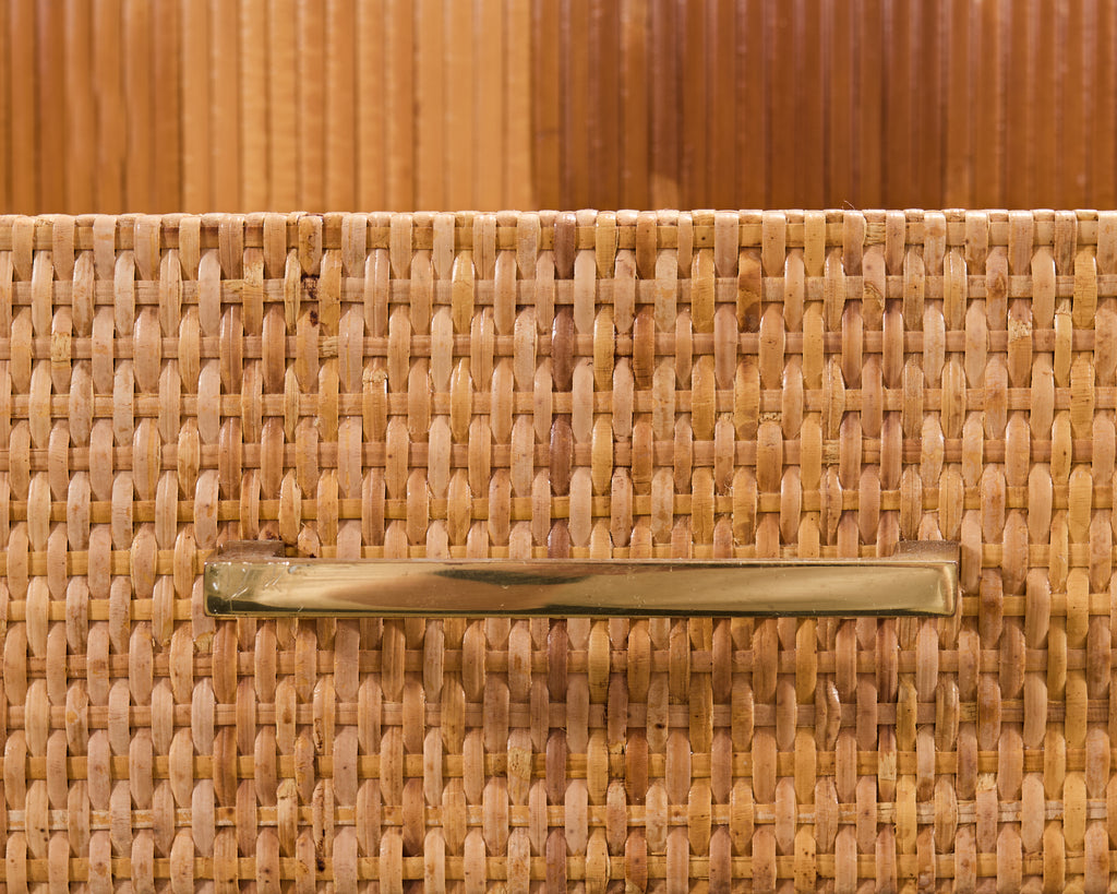 Billy Baldwin for Bielecky Brothers Rattan Cane Writing Desk