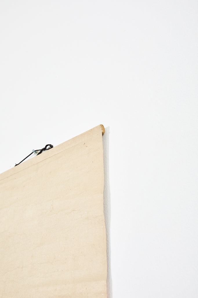 Chinese Floral Painted Scroll Signed and Dated