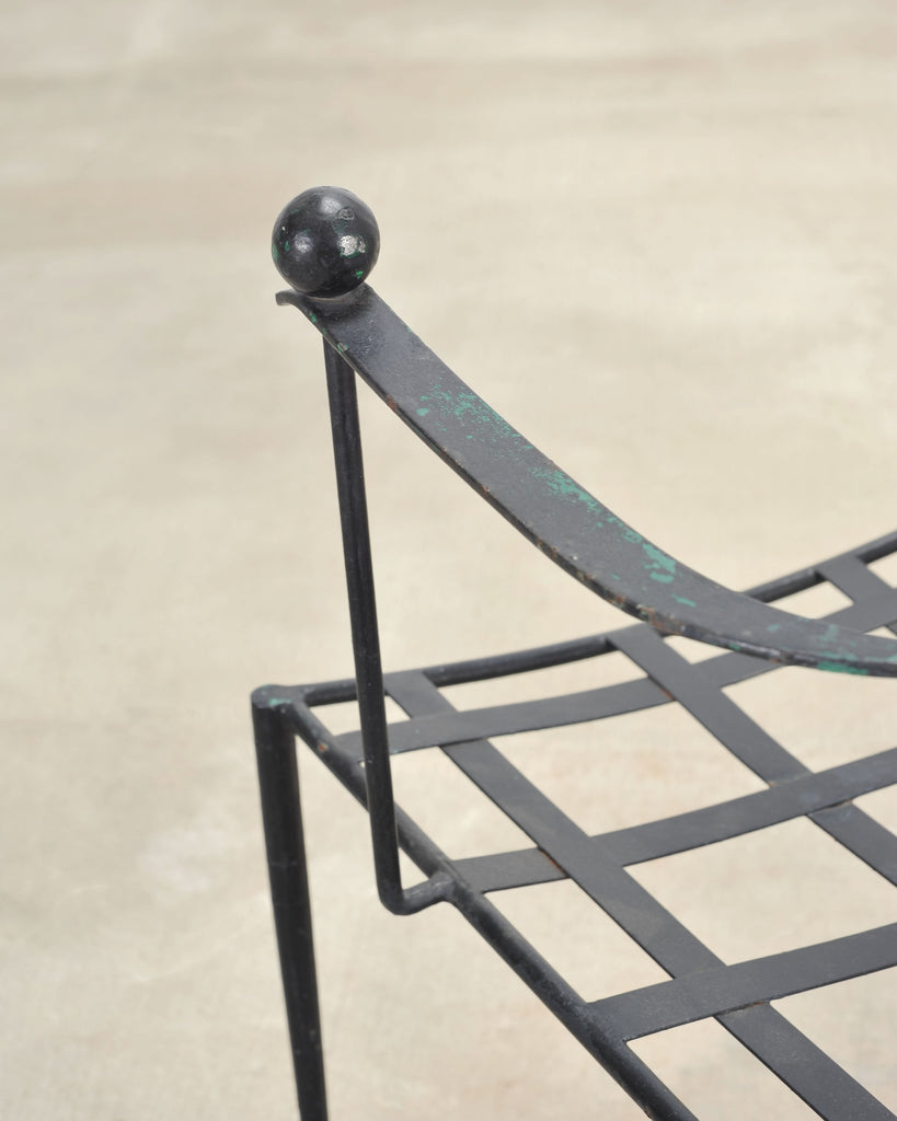 Mario Papperzini Mid-Century Amalfi Iron Patio Garden Armchair