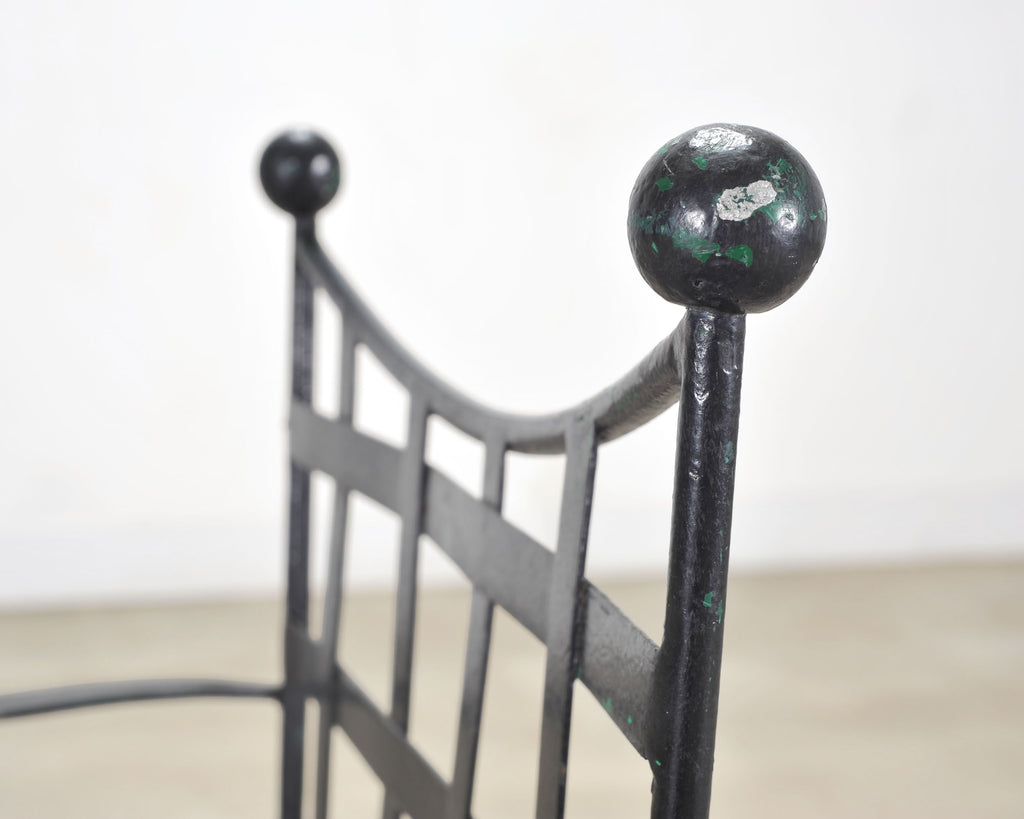Mario Papperzini Mid-Century Amalfi Iron Patio Garden Armchair