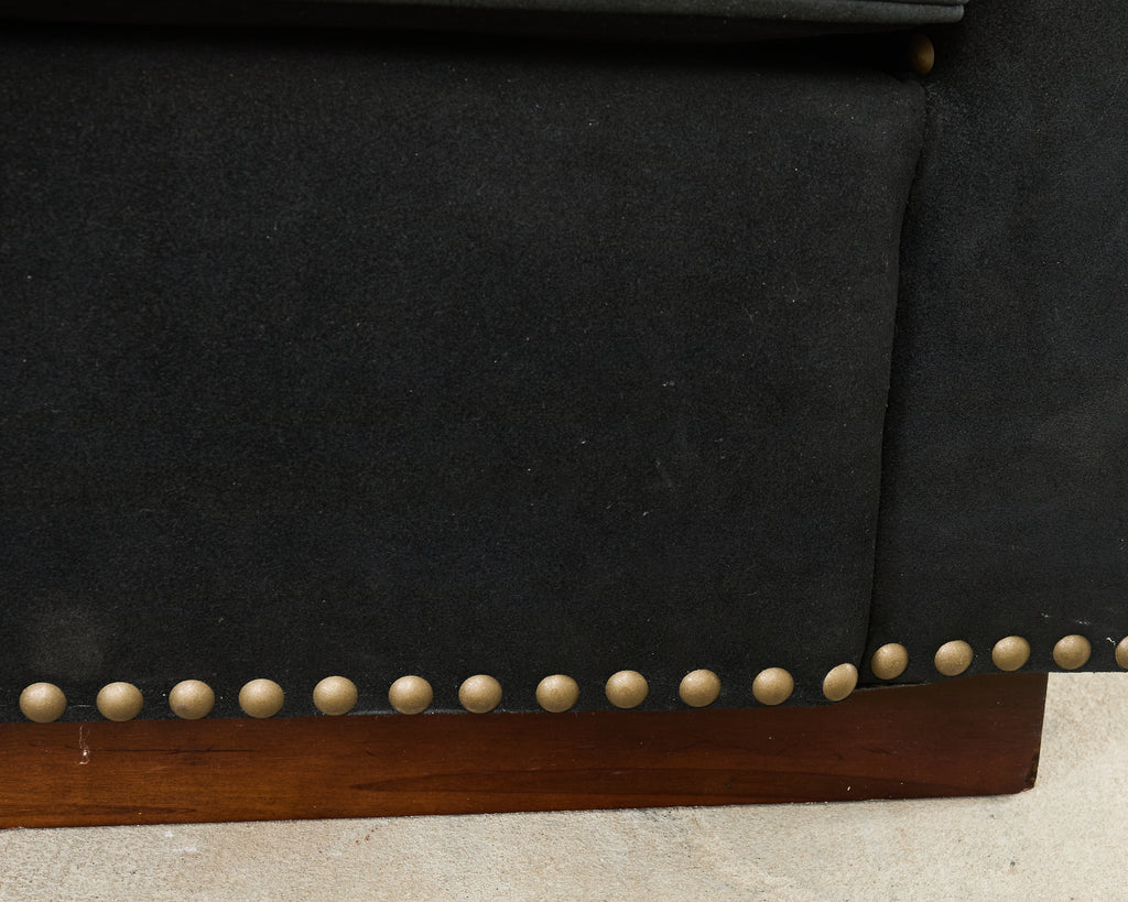 Ralph Lauren Italian Vegan Suede Colorado Club Chair