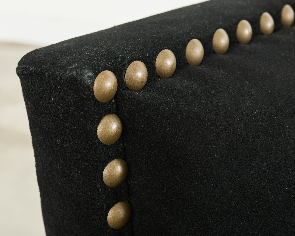 Ralph Lauren Italian Vegan Suede Colorado Club Chair