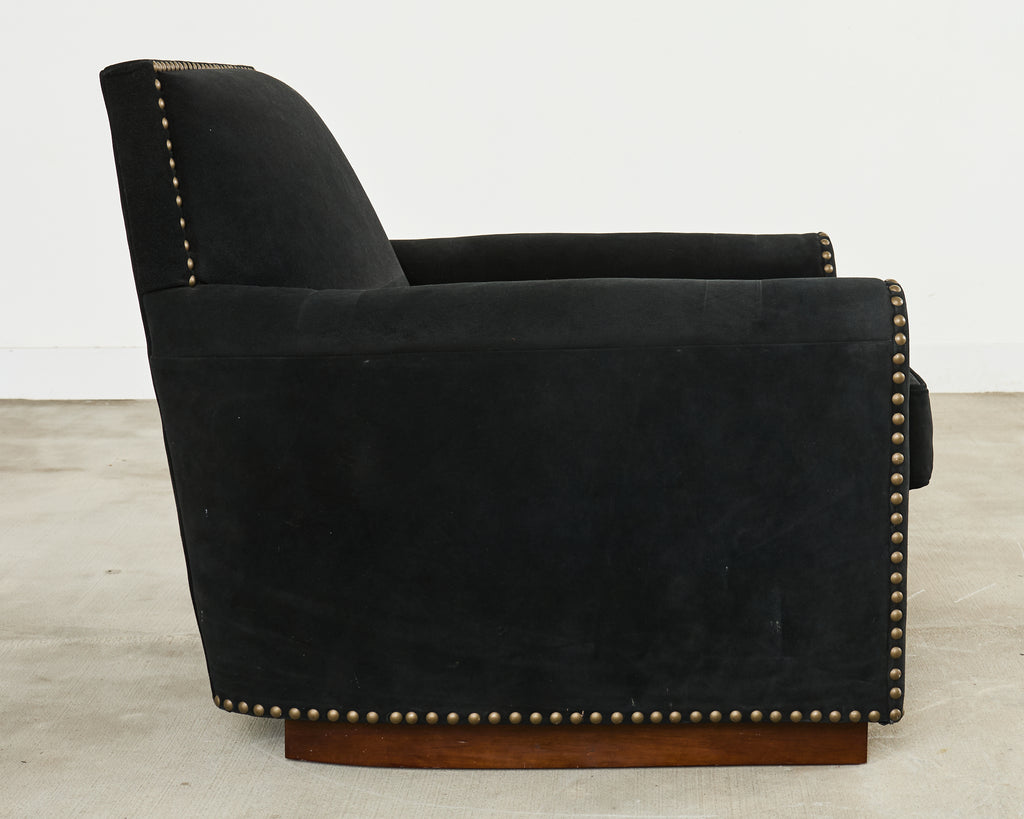 Ralph Lauren Italian Vegan Suede Colorado Club Chair