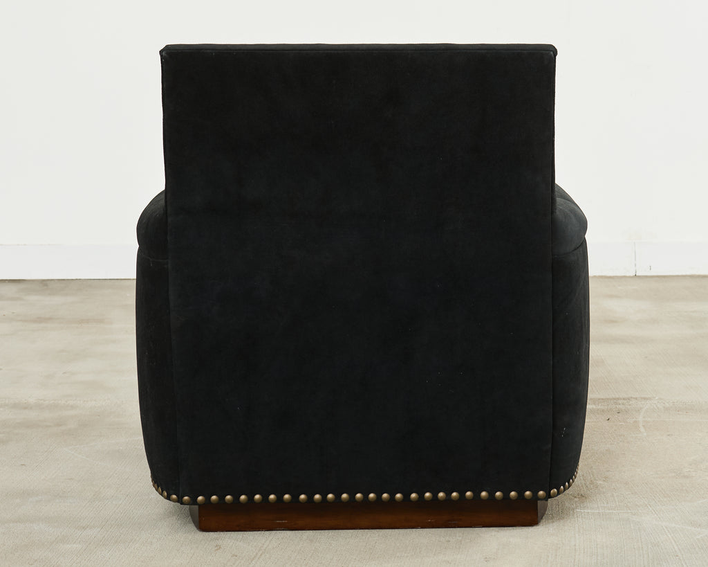 Ralph Lauren Italian Vegan Suede Colorado Club Chair