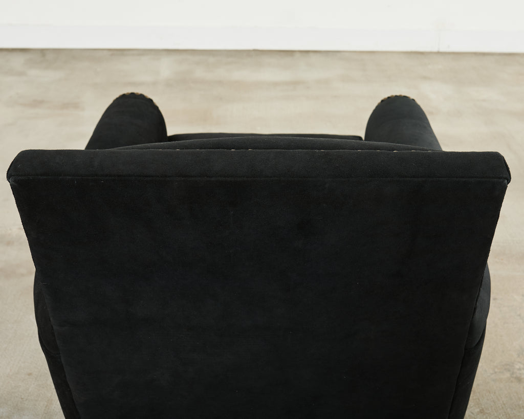 Ralph Lauren Italian Vegan Suede Colorado Club Chair