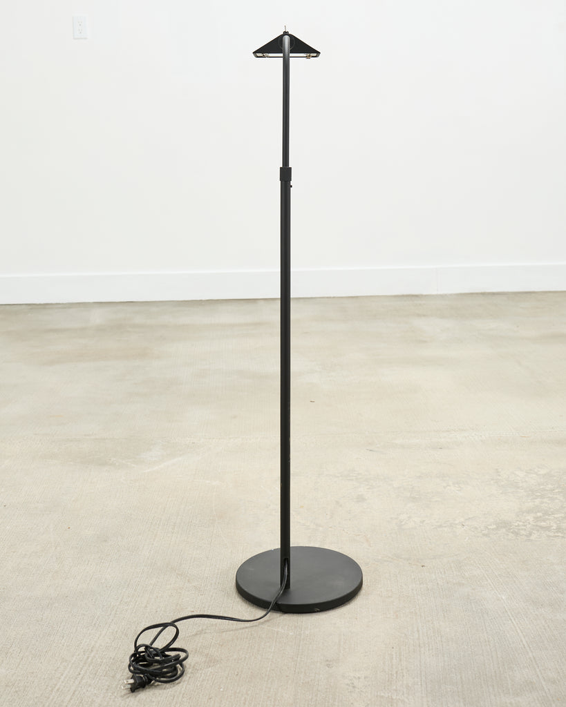 Modern Style Brushed Steel Adjustable Pharmacy Floor Lamp