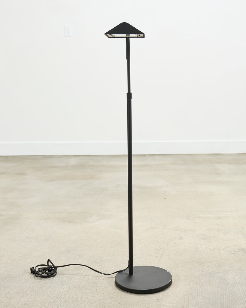 Modern Style Brushed Steel Adjustable Pharmacy Floor Lamp