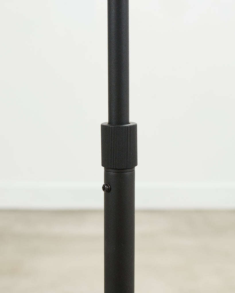 Modern Style Brushed Steel Adjustable Pharmacy Floor Lamp