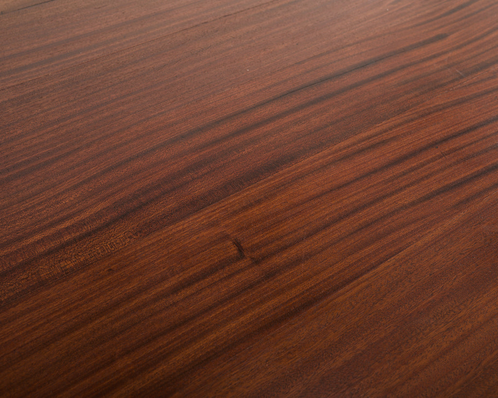 Country French Farmhouse Mahogany Trestle Dining Table