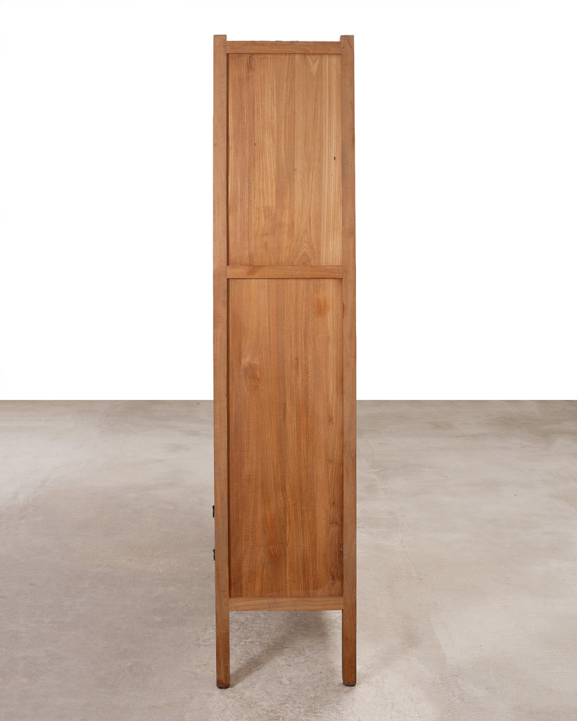 20th Century Teak Twelve-Compartment Étagère Display Cabinet