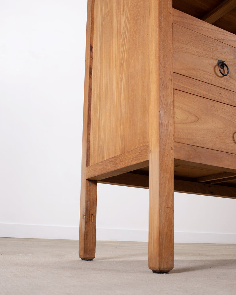 20th Century Teak Twelve-Compartment Étagère Display Cabinet