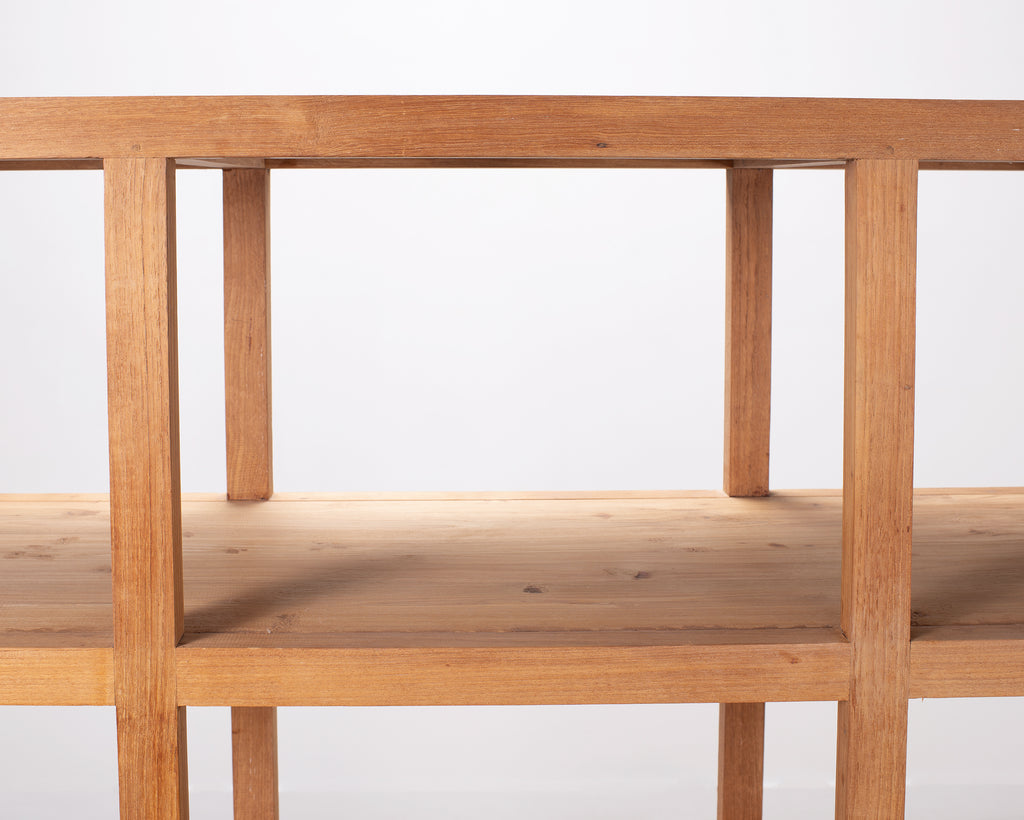 20th Century Teak Twelve-Compartment Étagère Display Cabinet