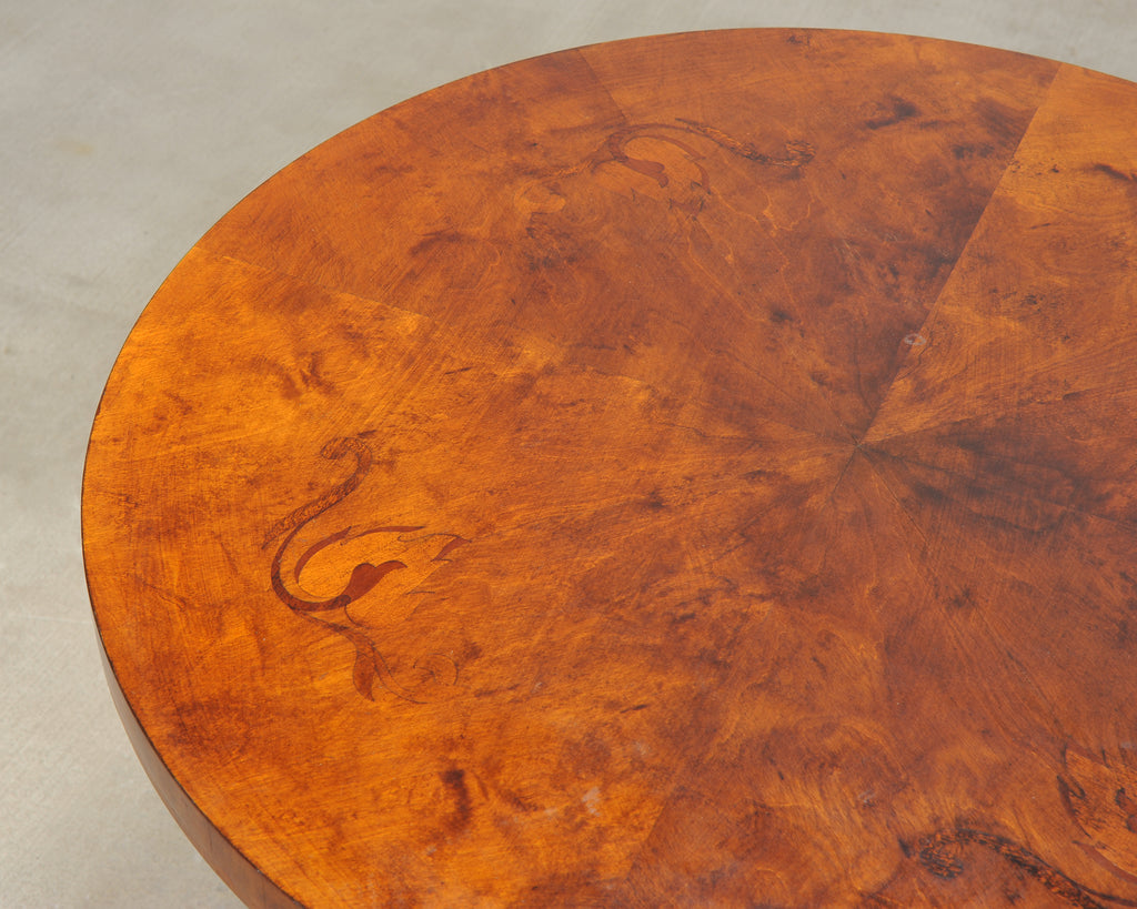 Carrie Bradshaw's Screen Used Burlwood Round Center Table