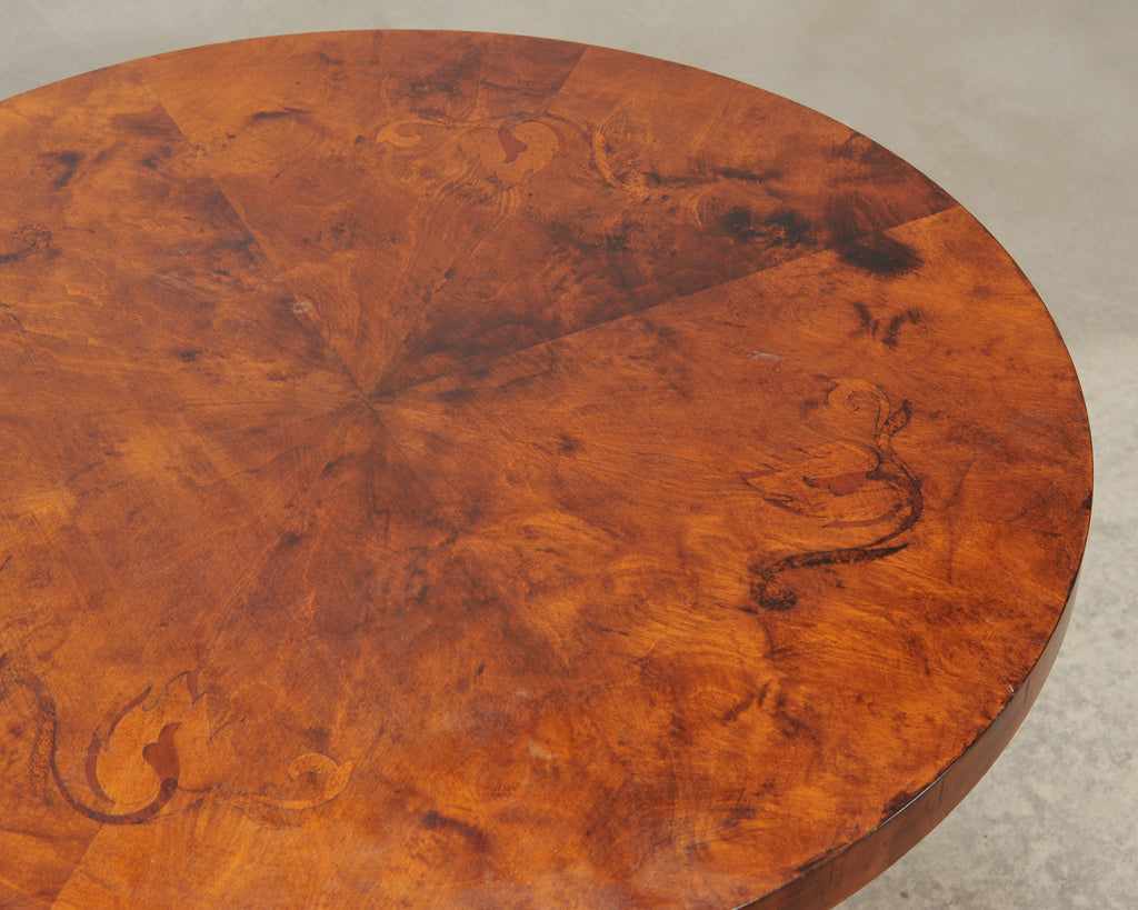 Carrie Bradshaw's Screen Used Burlwood Round Center Table