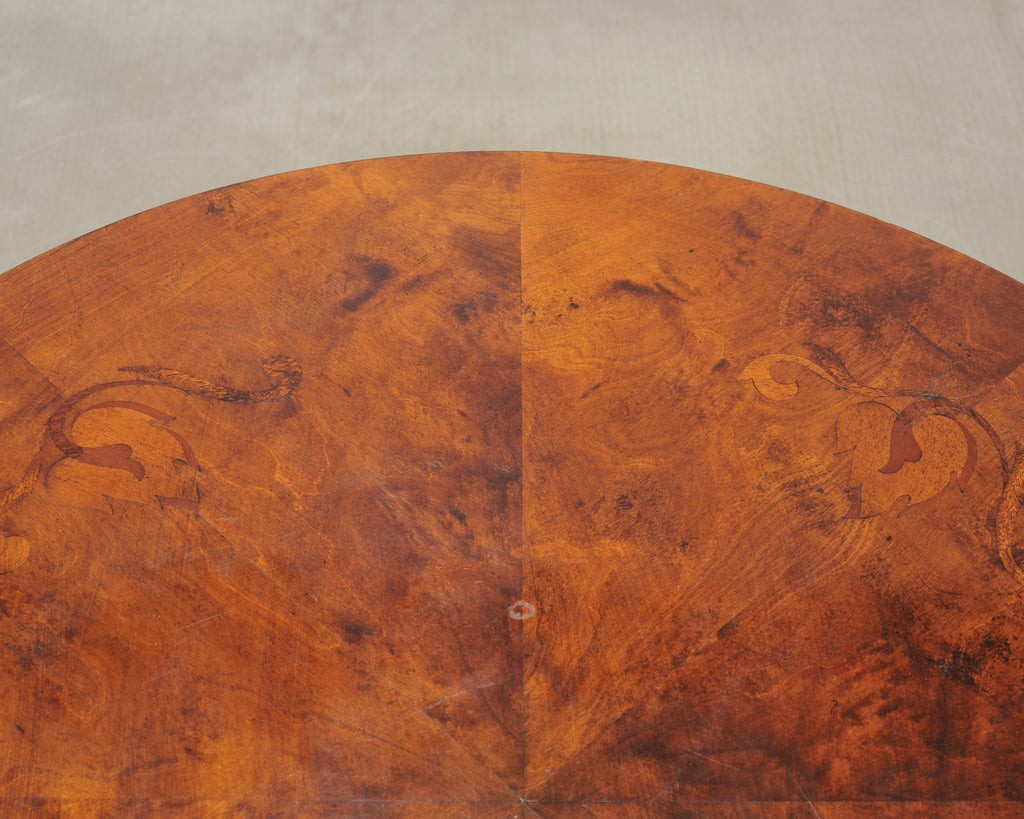 Carrie Bradshaw's Screen Used Burlwood Round Center Table