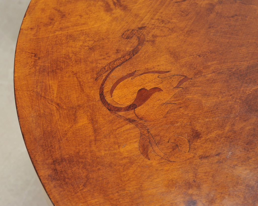 Carrie Bradshaw's Screen Used Burlwood Round Center Table