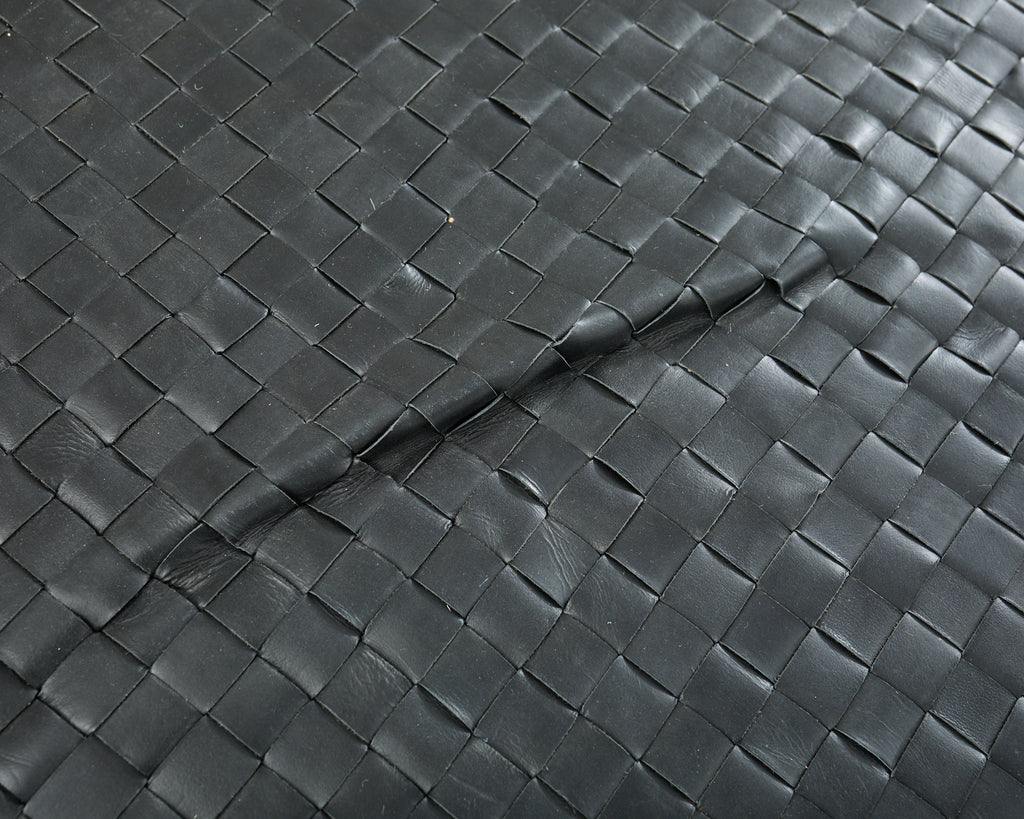 Palace Size Modern Woven Leather Strap Area Rug Carpet