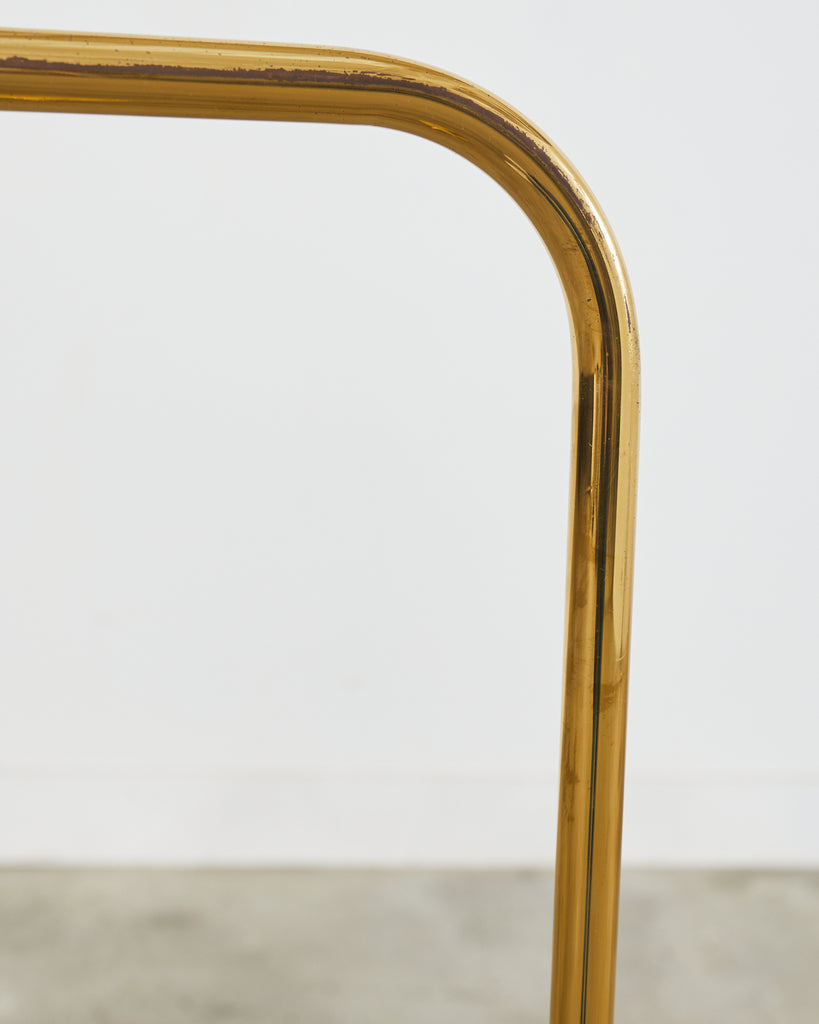 Art Deco Style Polished Brass Task Floor Lamp