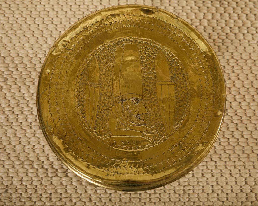 Pair of Middle Eastern Moorish Pierced Brass Stools