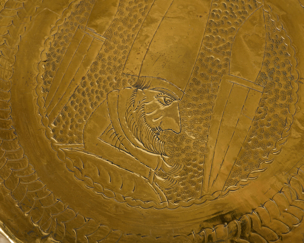 Pair of Middle Eastern Moorish Pierced Brass Stools
