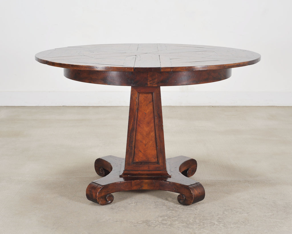 Theodore Alexander Castle Bromwich Mahogany Jupe Dining Table