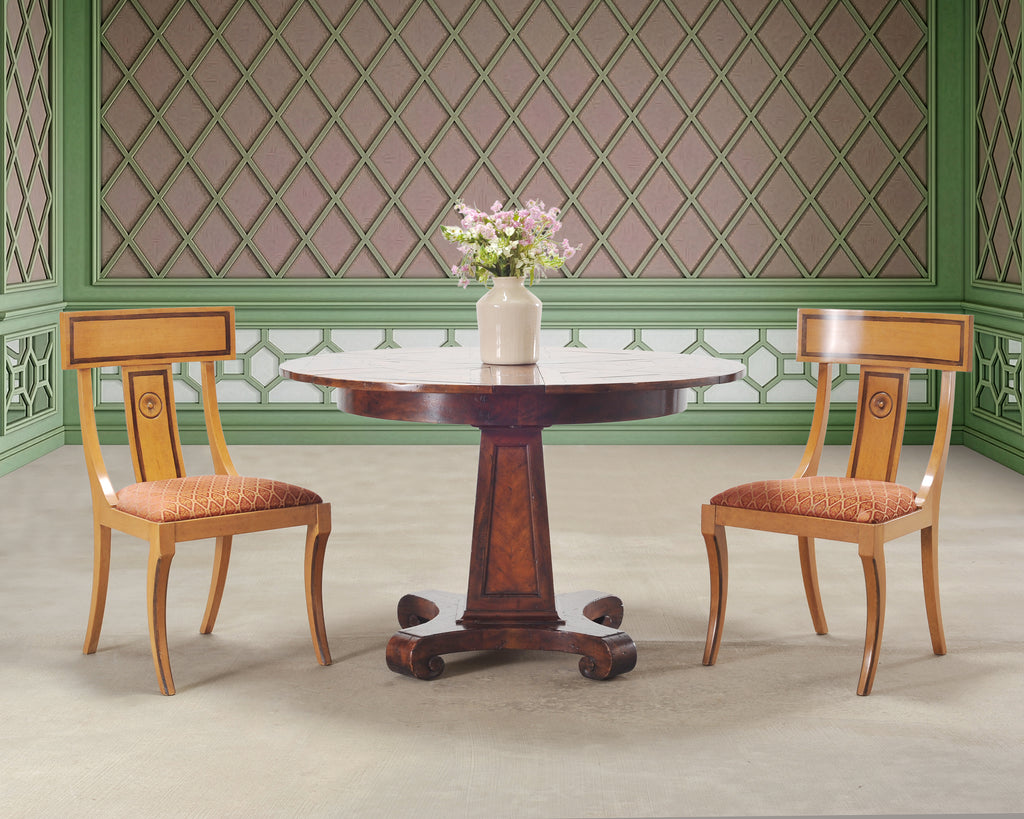 Theodore Alexander Castle Bromwich Mahogany Jupe Dining Table