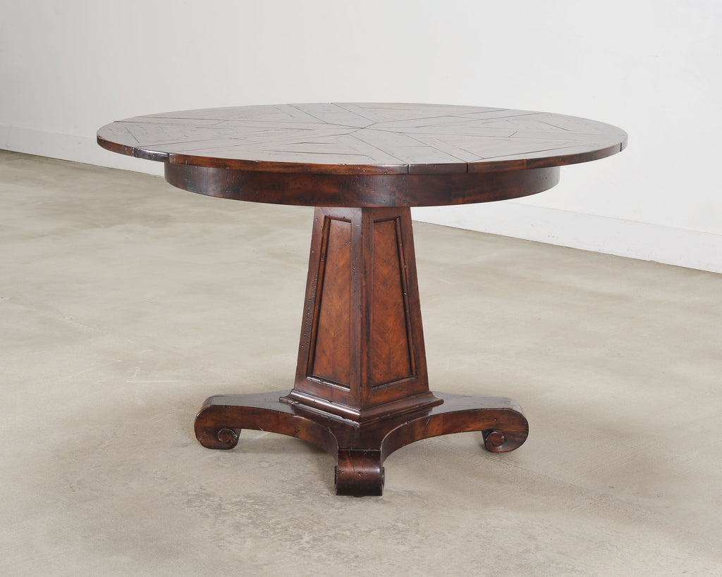 Theodore Alexander Castle Bromwich Mahogany Jupe Dining Table