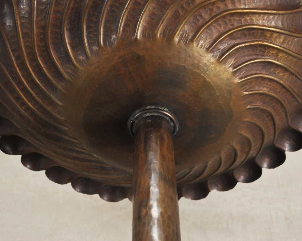 Patinated Bronze Three-Tier Muffin Dessert Stand or Display