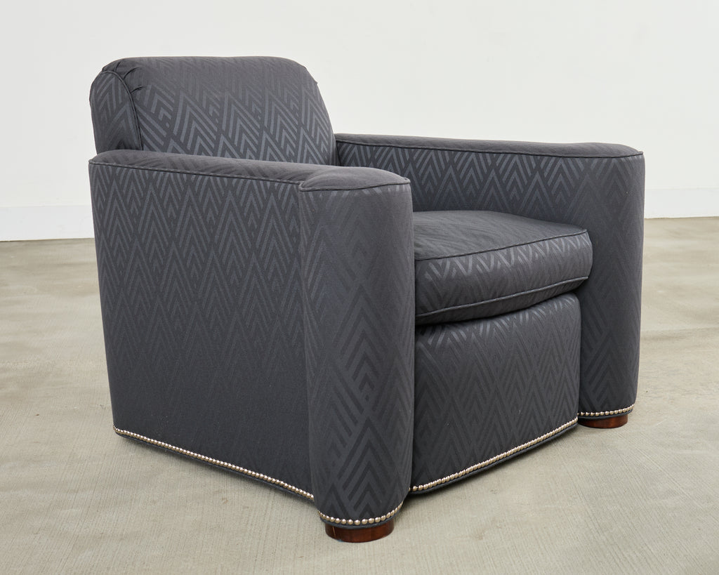 Ralph Lauren Italian Upholstered Brook Street Club Chair