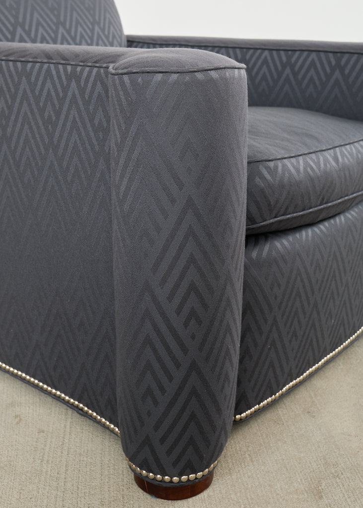 Ralph Lauren Italian Upholstered Brook Street Club Chair