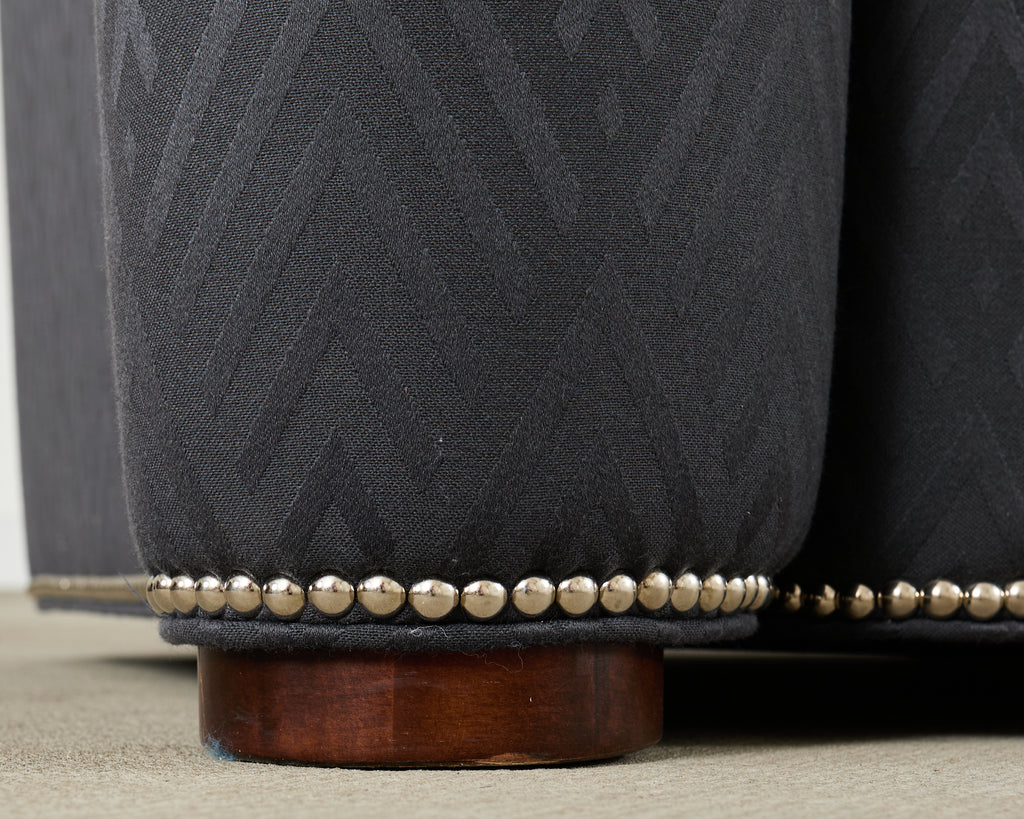 Ralph Lauren Italian Upholstered Brook Street Club Chair