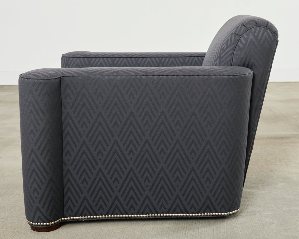 Ralph Lauren Italian Upholstered Brook Street Club Chair