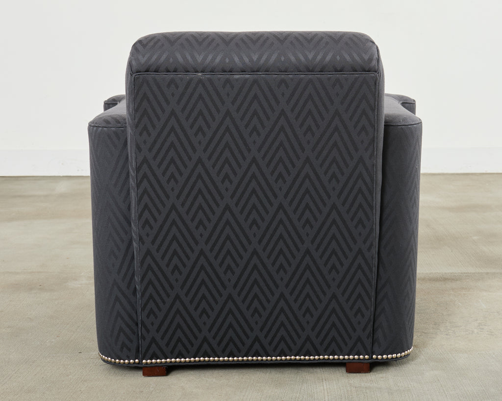 Ralph Lauren Italian Upholstered Brook Street Club Chair