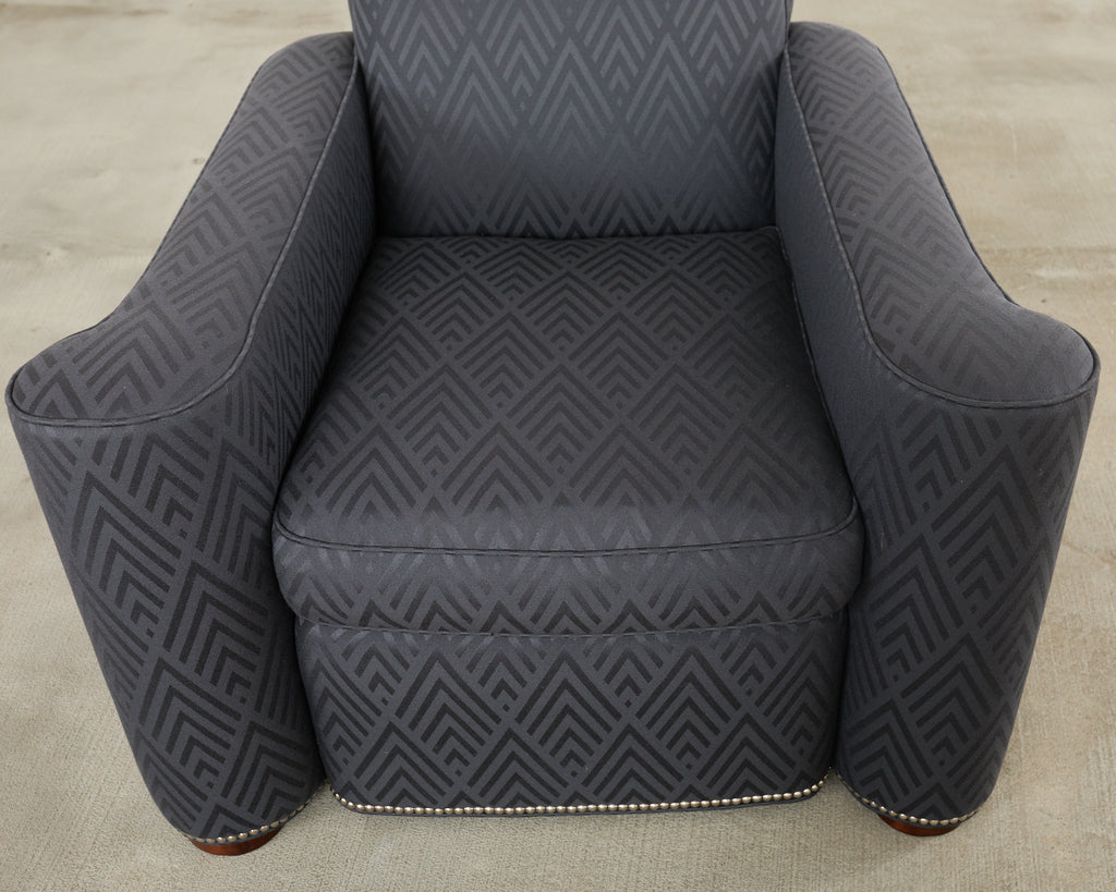 Ralph Lauren Italian Upholstered Brook Street Club Chair