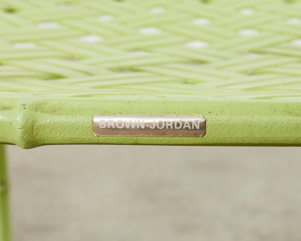 Brown Jordan Faux Bamboo Calcutta Garden Dining Set