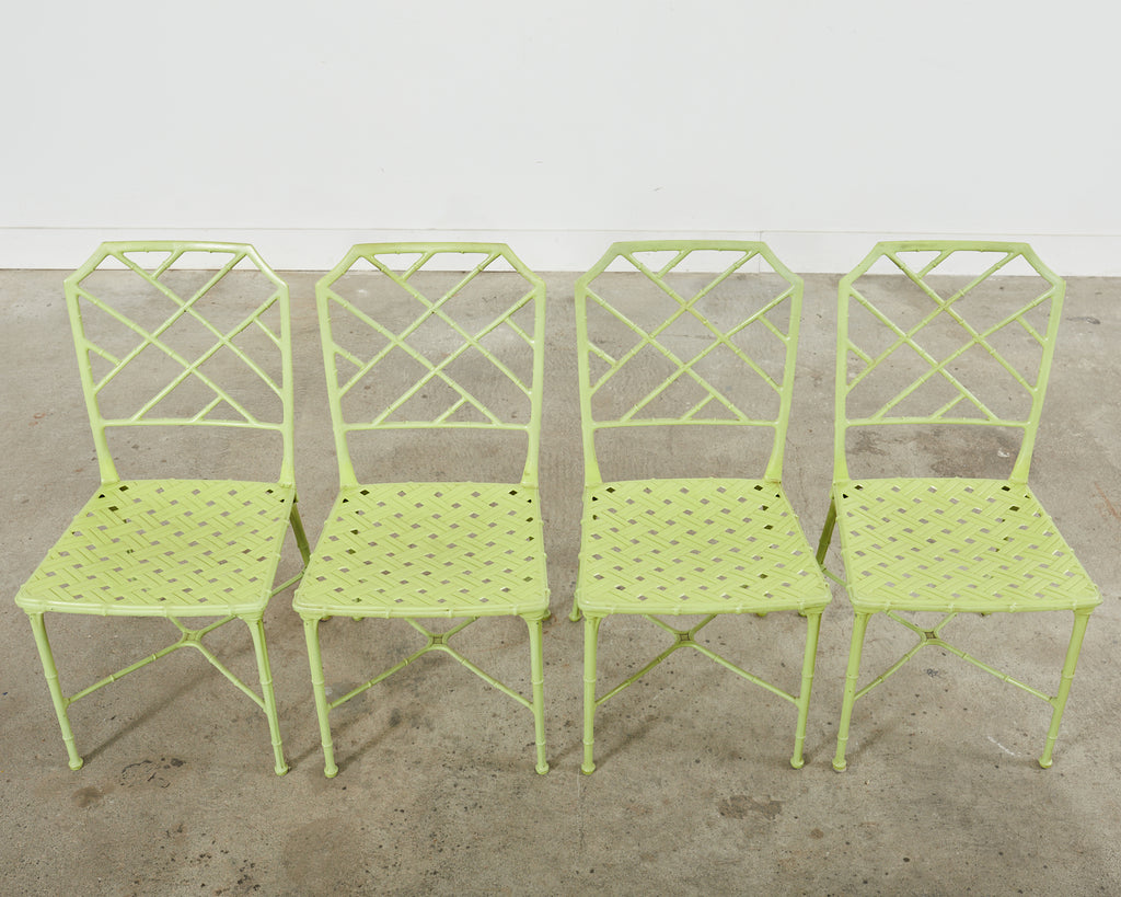 Brown Jordan Faux Bamboo Calcutta Garden Dining Set