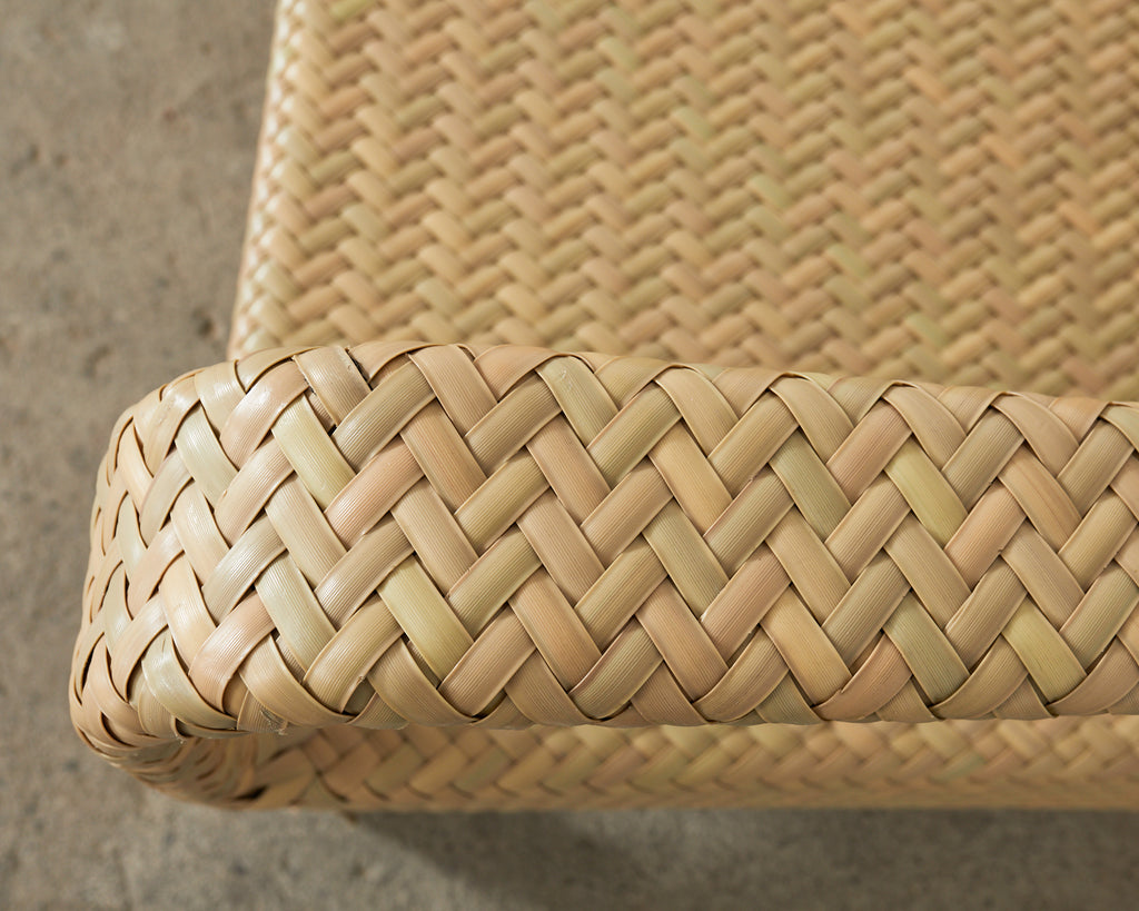 Brown Jordan Woven Wicker Havana Garden Sofa