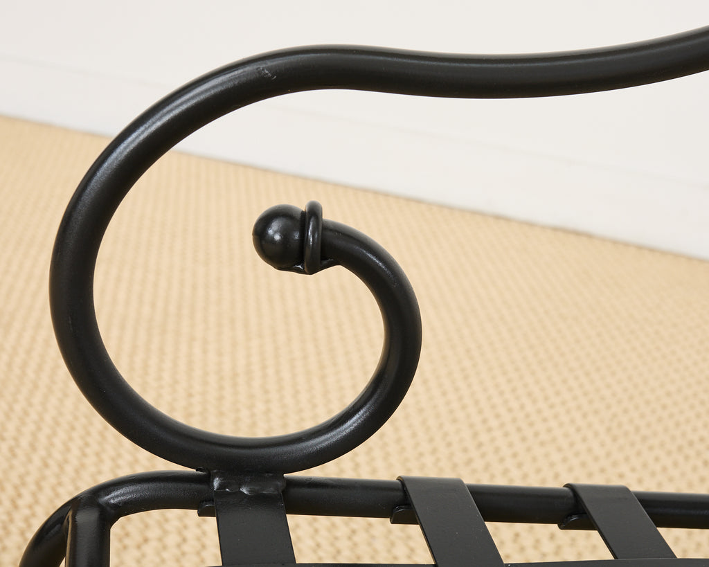 Set of Fourteen Brown Jordan Florentine Aluminum Dining Chairs