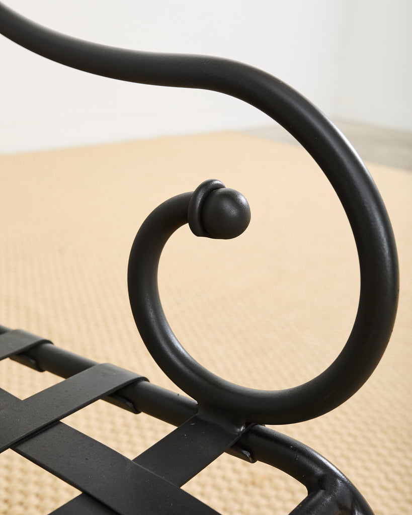 Set of Fourteen Brown Jordan Florentine Aluminum Dining Chairs