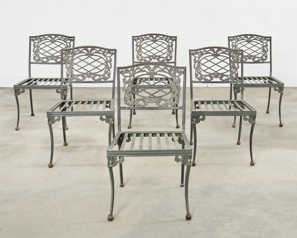 Brown Jordan Elegance Neoclassical Garden Dining Suite