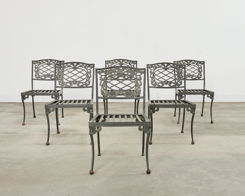 Brown Jordan Elegance Neoclassical Garden Dining Suite